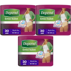 Depend 90 Adet L Kadın Emici Külot