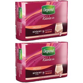 Depend Avantaj Büyük Kadın 32 Adet Emici Külot Hasta Bezi