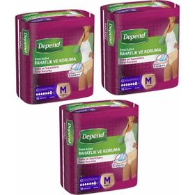 Depend Bayan Orta Boy Medium Beden 9x10 Adet Emici Külot