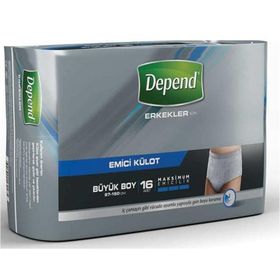 Depend Büyük 16 Adet Erkek Emici Külot