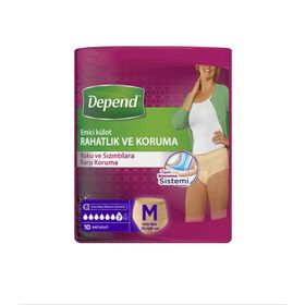 Depend Büyük Boy 9'lu Emici Kadın Külot