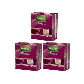 Depend Büyük Boy Kadın 3x10 Adet Emici Külot