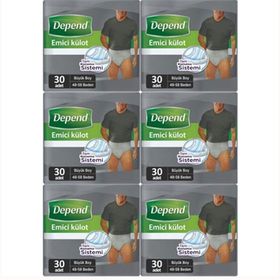 Depend Büyük Erkek 180 Adet Emici Külot Hasta Bezi