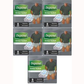 Depend Büyük Erkek 40 Adet Emici Külot Hasta Bezi