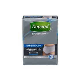 Depend Büyük Large Boy 48'li Külotlu Erkek Hasta Bezi