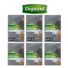Depend Büyük Large Boy 48'li Külotlu Erkek Hasta Bezi