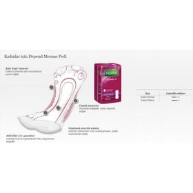 Depend Ekstra 8x10 Adet Kadın Mesane Pedi