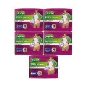 Depend Emici Külot Medium Kadın 50 Adet Hasta Bezi