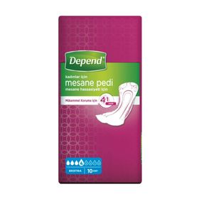 Depend Extra 10 Adet Kadın Mesane Pedi