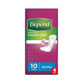 Depend Extra 10'lu 4 Paket 40 Adet Kadın Mesane Pedi