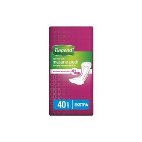 Depend Extra 10'lu 4 Paket 40 Adet Kadın Mesane Pedi