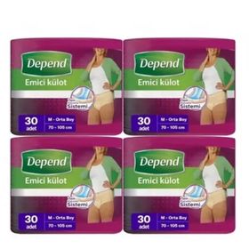 Depend Kadın Medium Orta Boy 12x10 Adet Emici Külot