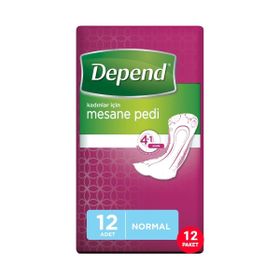Depend Kadın Normal 144 Adet Mesane Pedi