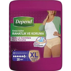 Depend Kadın Xl Beden 2x20 Adet Emici Külot