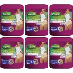 Depend Kadın Xl Ekstra Büyük Beden 9 Adet Emici Külot