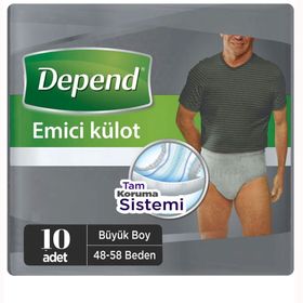 Depend L Beden 48 Adet Erkek Emici Külot