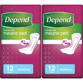 Depend Normal 2x12 24 Adet Kadın Mesane Pedi