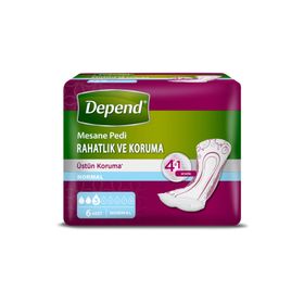 Depend Normal 6'lı Kadın Mesane Pedi