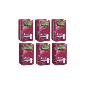 Depend Normal 6'lı Kadın Mesane Pedi