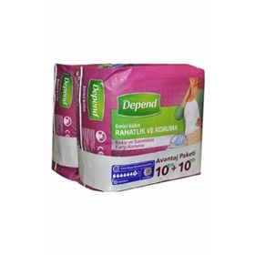 Depend Orta 2x10'lu Emici Kadın Külot