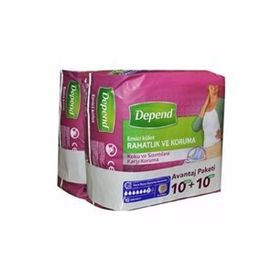 Depend Orta 2x10'lu Emici Kadın Külot