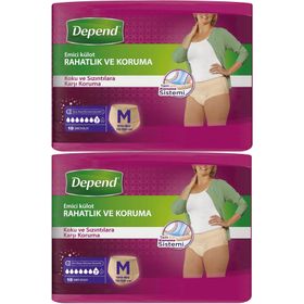 Depend Orta Boy 10x2 20 Adet Kadın Emici Külot