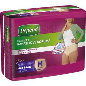 Depend Orta Kadın 16 Adet Emici Külot