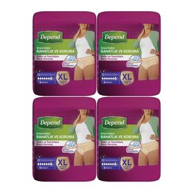 Depend Xl Extra Büyük 4x36 Adet Emici Külot