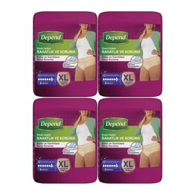 Depend Xl Extra Büyük 4x36 Adet Emici Külot