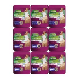 Depend XL Extra Büyük 9x9 Adet Emici Külot Hasta Bezi