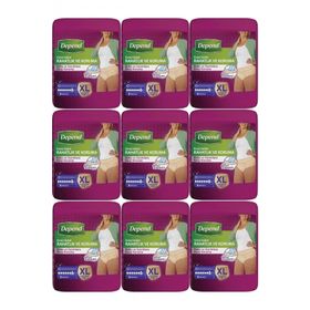 Depend XL Extra Büyük 9x9 Adet Emici Külot Hasta Bezi