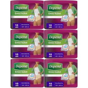 Depend Xlarge 10x6 60 Adet Kadın Emici Külot