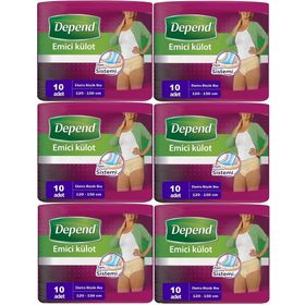 Depend Xlarge 10x6 60 Adet Kadın Emici Külot