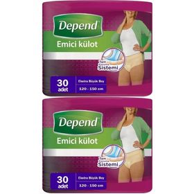 Depend Xlarge 30'lu Paket 2'li Kadın Emici Külot