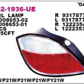 Depo Opel Astra H Sağ Stop Lambası
