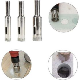 Depolife 10 12 14 mm Elmas Uç 3 Parça Mermer Granit Fayans Cam Yuvarlak Delme Pancı