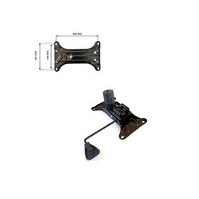 Depolife 15 X 25 CM Siyah Tek Kol Metal Şase Tilt Mekanizma Ofis Çalışma Koltuğu Yedek Parça