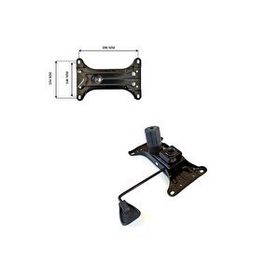 Depolife 15 X 25 CM Siyah Tek Kol Metal Şase Tilt Mekanizma Ofis Çalışma Koltuğu Yedek Parça