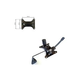 Depolife 15x20 cm Ofis Büro Koltuğu İçin Çift Kol Metal Şase Tilt Mekanizma Yedek Parça