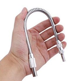Depolife Altıgen 1/4 Hex Bits Şaftlı - 20 cm Köşe Delme Vidalama Adaptörü Metal Kör Nokta Vidalama Uzatma Hortumu
