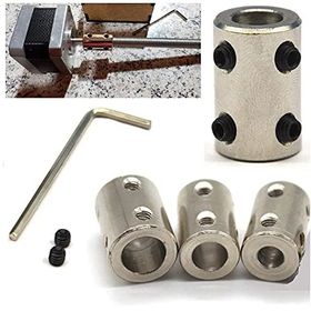 Depolife Cnc Motor Şaftı Çoğaltıcı 5-8 mm 6-8 mm 8-8 mm Şaft Kaplini 3'lü Bağlantı Elemanı
