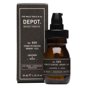 Depot No. 505 30 ml Conditioning Beard Oil Leather &amp; Wood Sakal Bakım Yağ