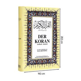 DER KORAN BÜYÜK BOY ( ARAPÇA - ALMANCA K. KERIM VE MEALI ) - MAX HENNING