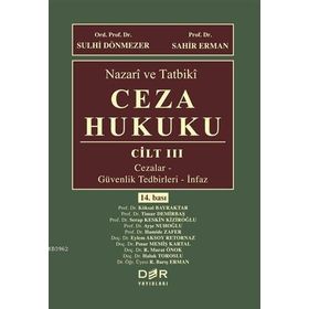 Der Yayınları Cilt III Nazari ve Tatbiki Ceza Hukuku