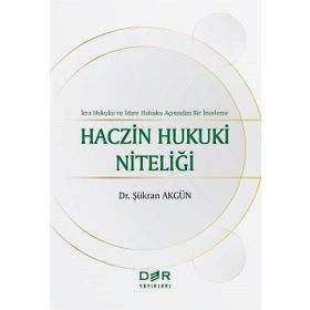 Der Yayınları Haczin Hukuki Niteliği
