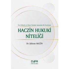 Der Yayınları Haczin Hukuki Niteliği