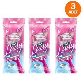 Derby 5x3 Adet Lady 2 Bıçaklı Tıraş Bıçağı