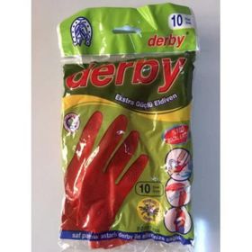 Derby No 10 Lastik Eldiven
