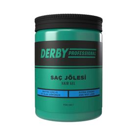Derby Professional 700 ml Ekstra Güçlü Islak Görünüm Saç Jölesi