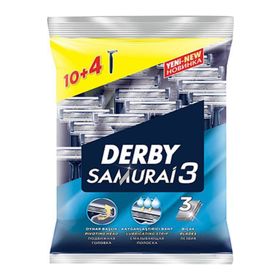 Derby Samurai 3 Plus 14'lü Tıraş Bıçağı
